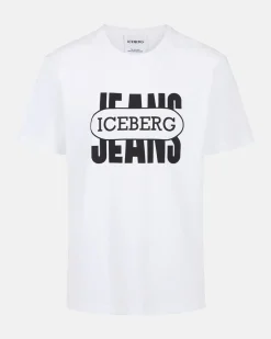 Women Iceberg White T-shirt From The Re-Edit Collection