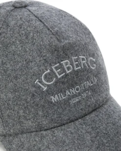 Women Iceberg Wool Blend Baseball Cap