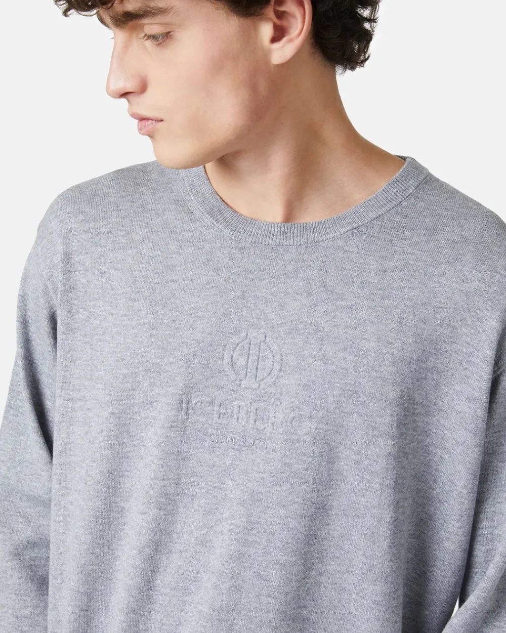 Iceberg Wool Blend Sweater With Logo