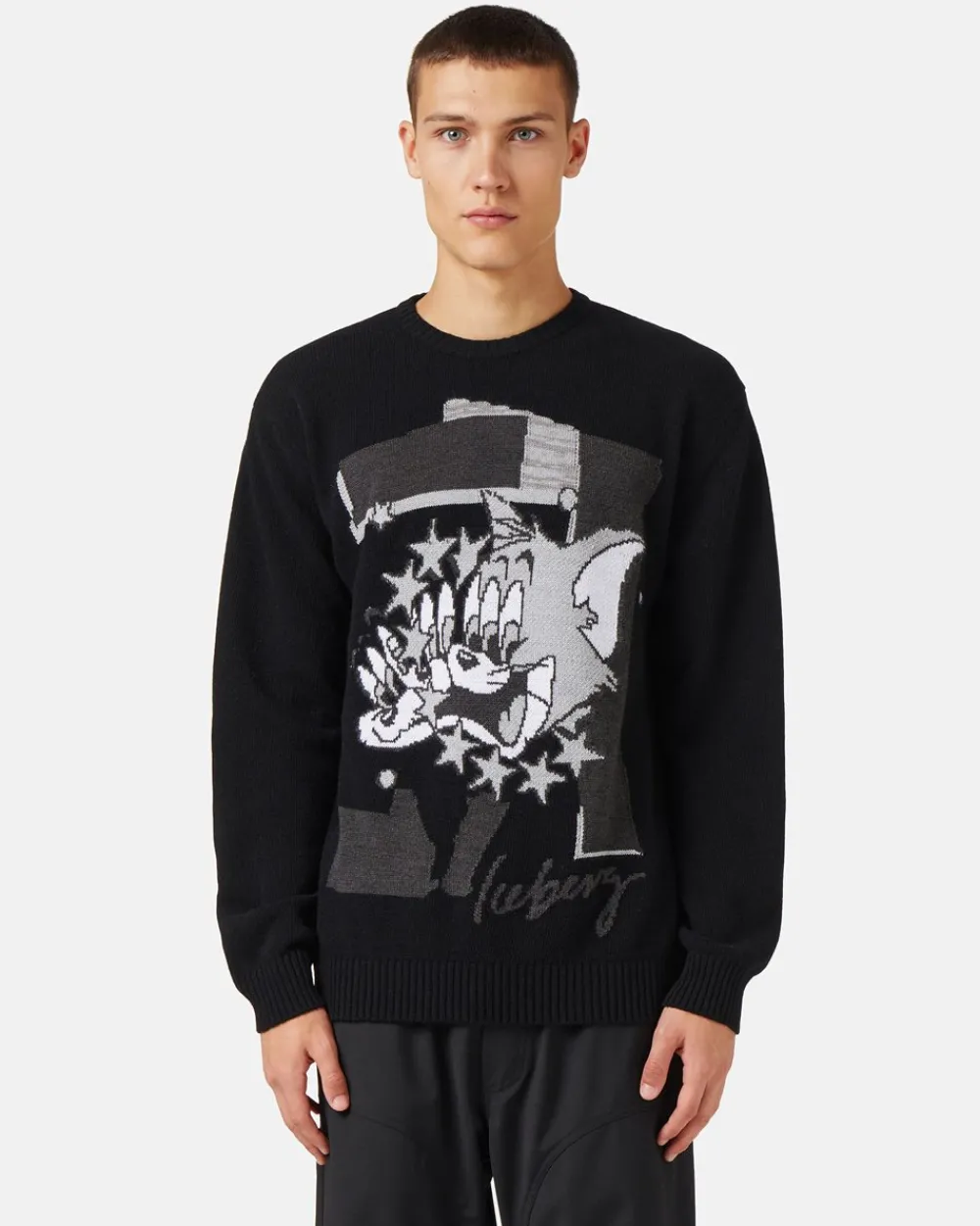 Iceberg Wool Sweater With Cartoon