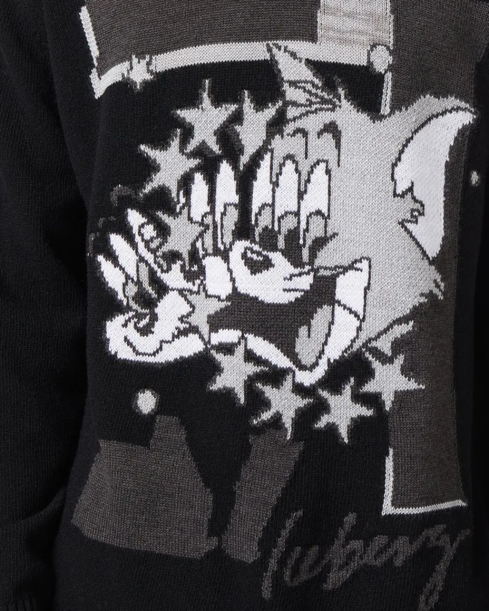 Iceberg Wool Sweater With Cartoon