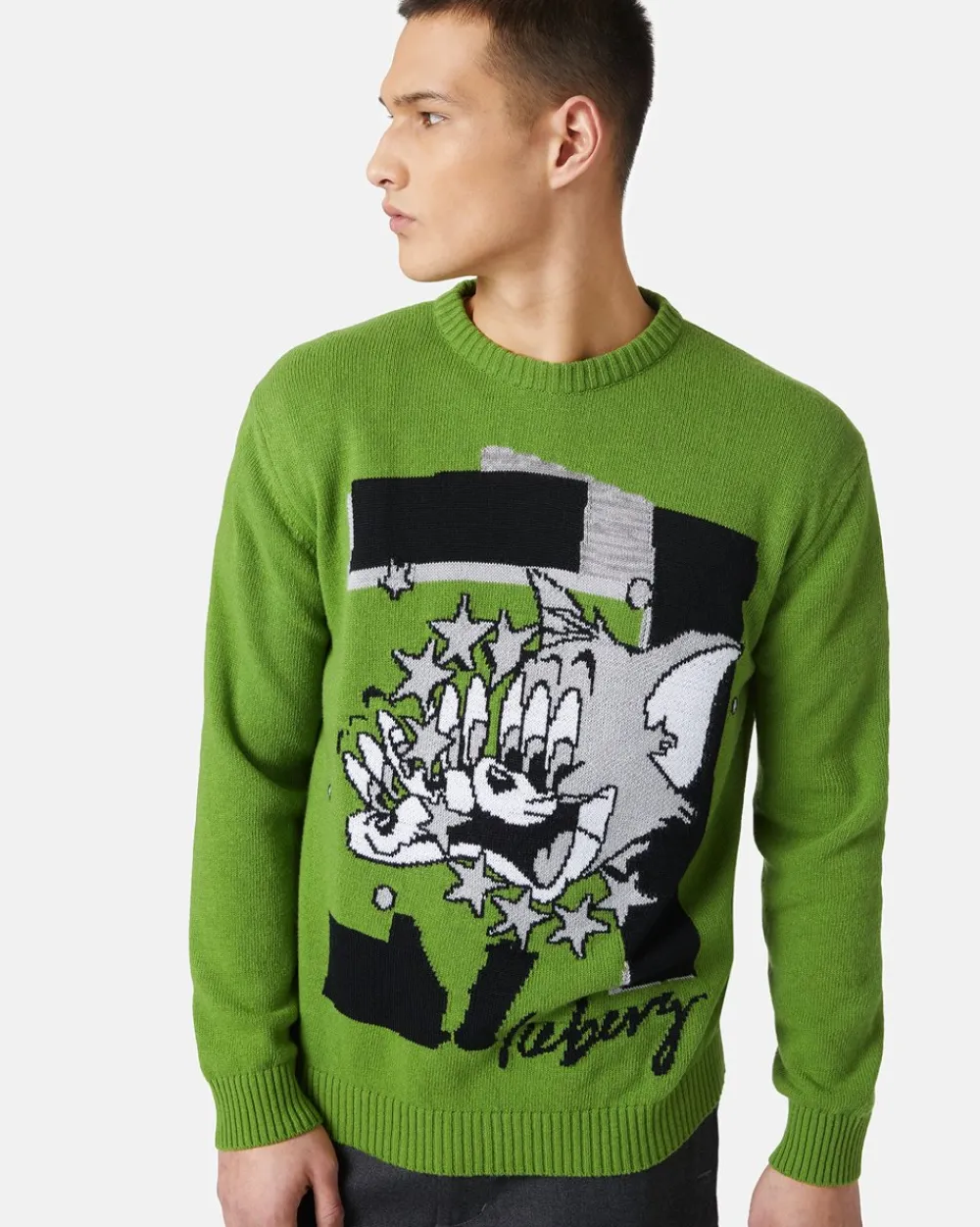 Iceberg Wool Sweater With Cartoon