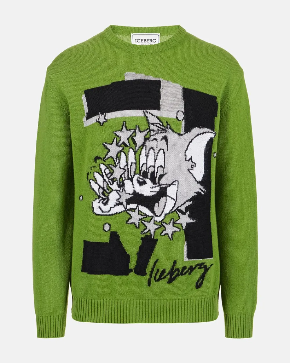 Iceberg Wool Sweater With Cartoon