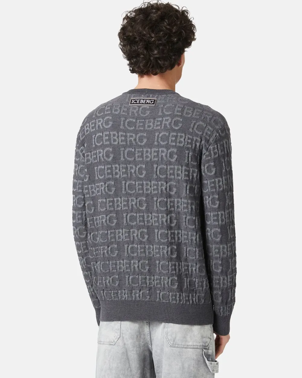 Iceberg Wool Sweater With Logo