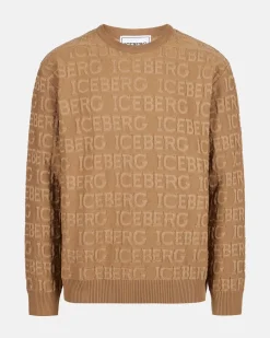 Iceberg Wool Sweater With Logo