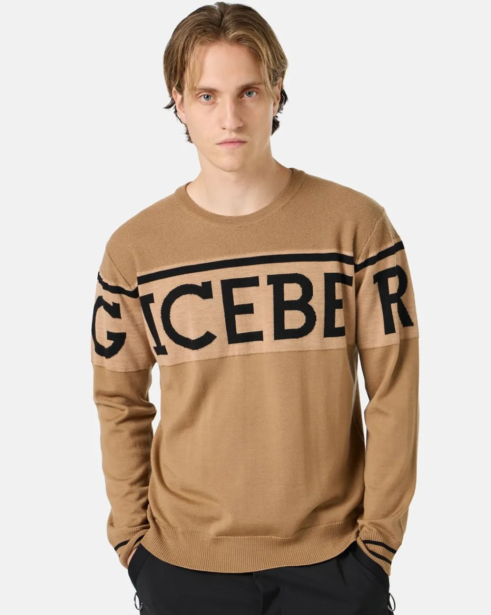 Iceberg Wool Sweater With Logo