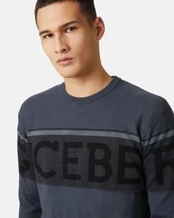 Iceberg Wool Sweater With Logo