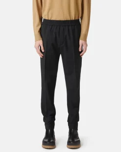 Iceberg Wool Trousers With Logo