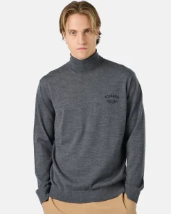 Iceberg Wool Turtleneck With Logo
