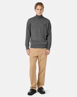Iceberg Wool Turtleneck With Logo